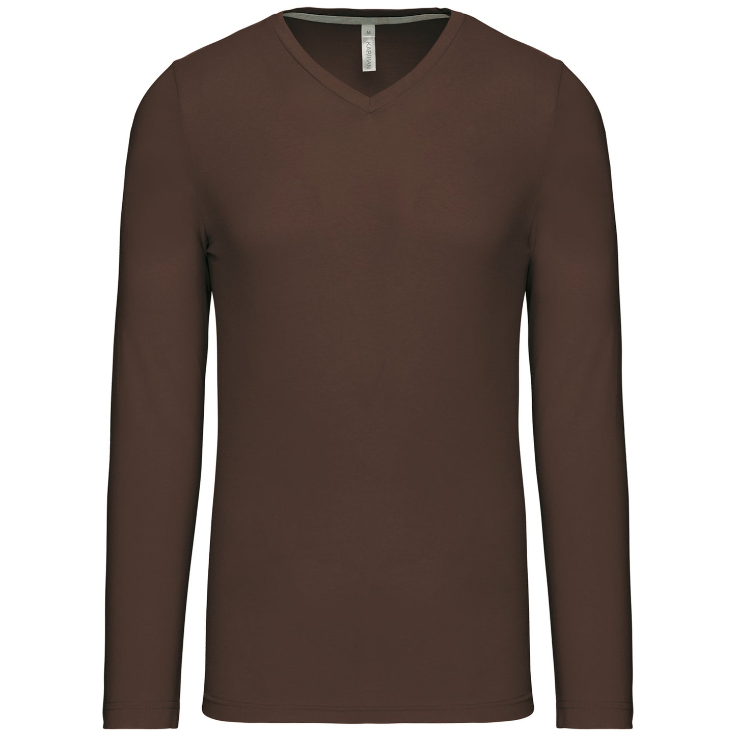T-shirt V-hals lange mouwen