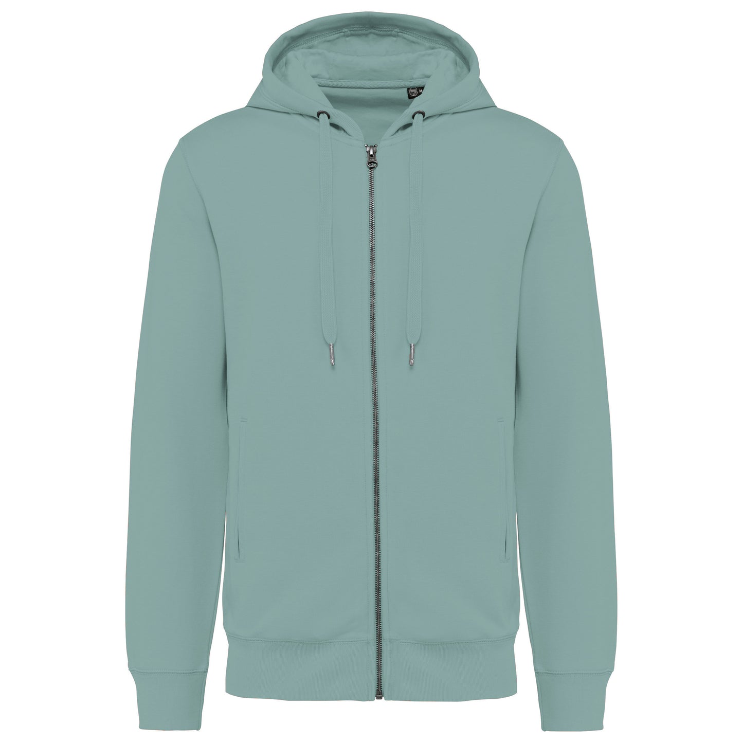 Ecologische uniseks sweater met capuchon en rits