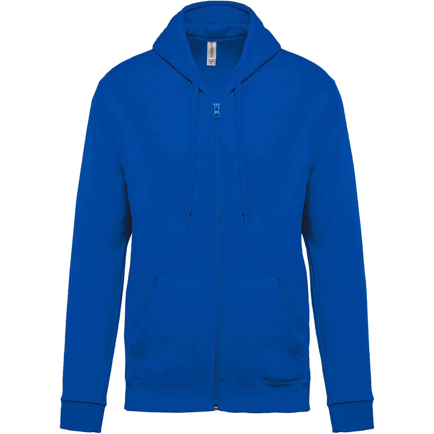 Sweater met rits en capuchon