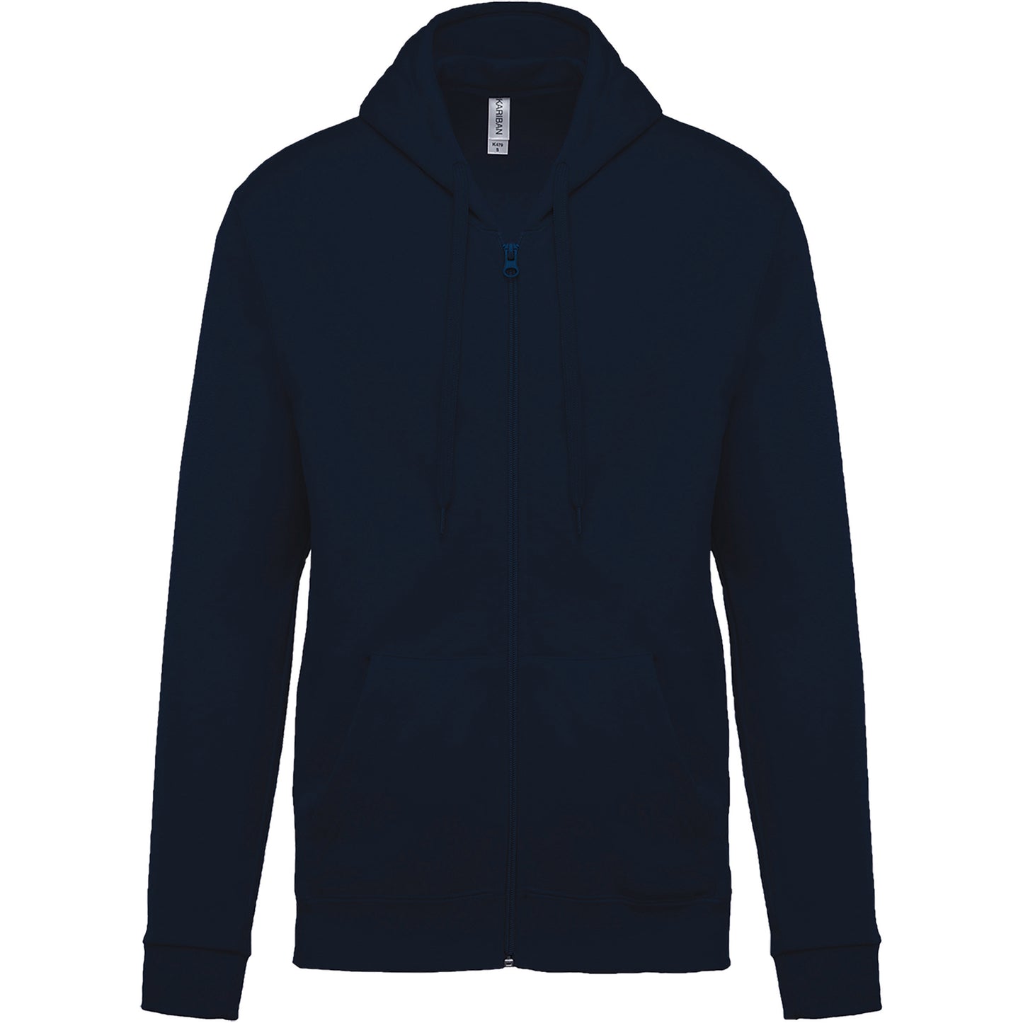 Sweater met rits en capuchon