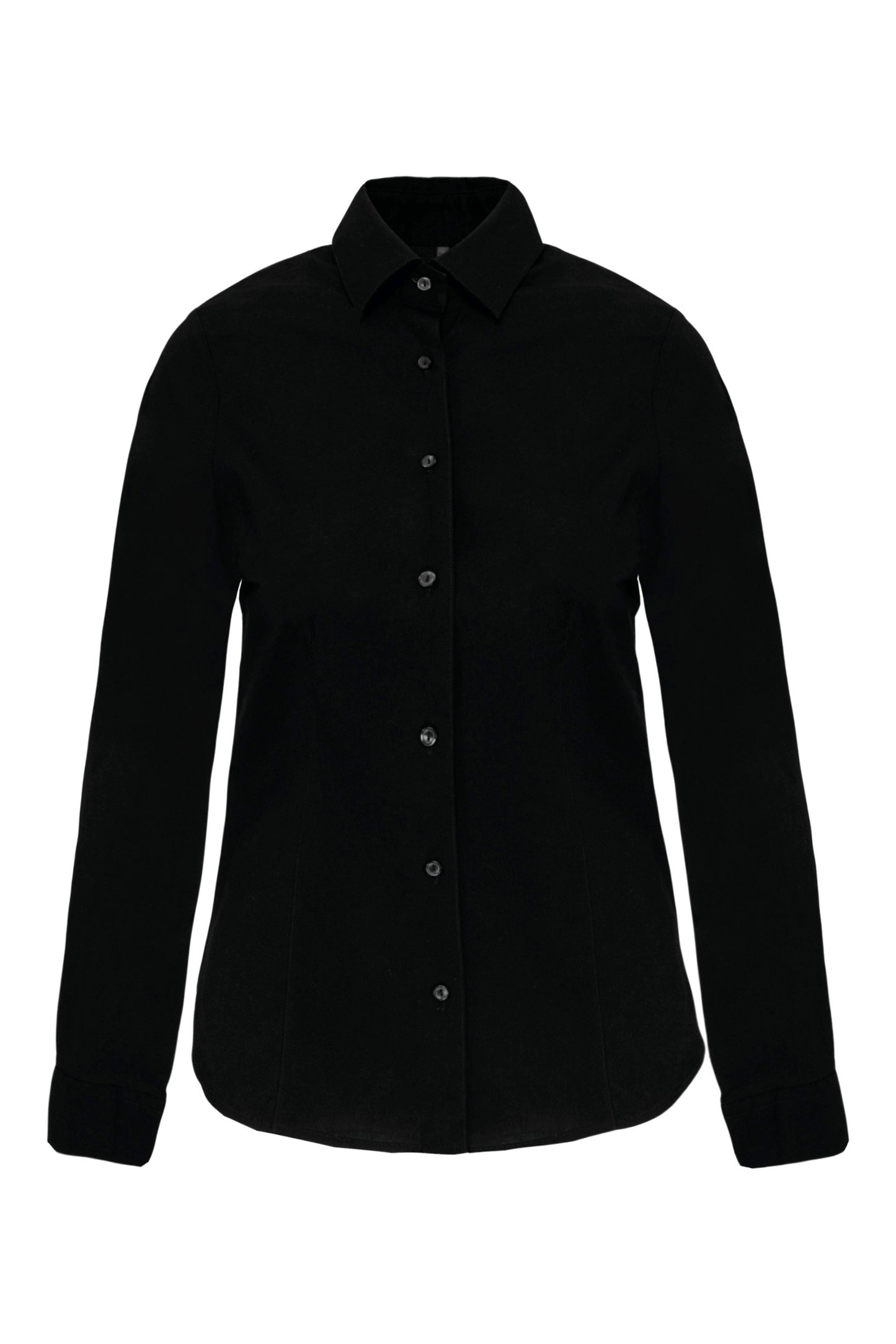 Dames stretch blouse lange mouwen
