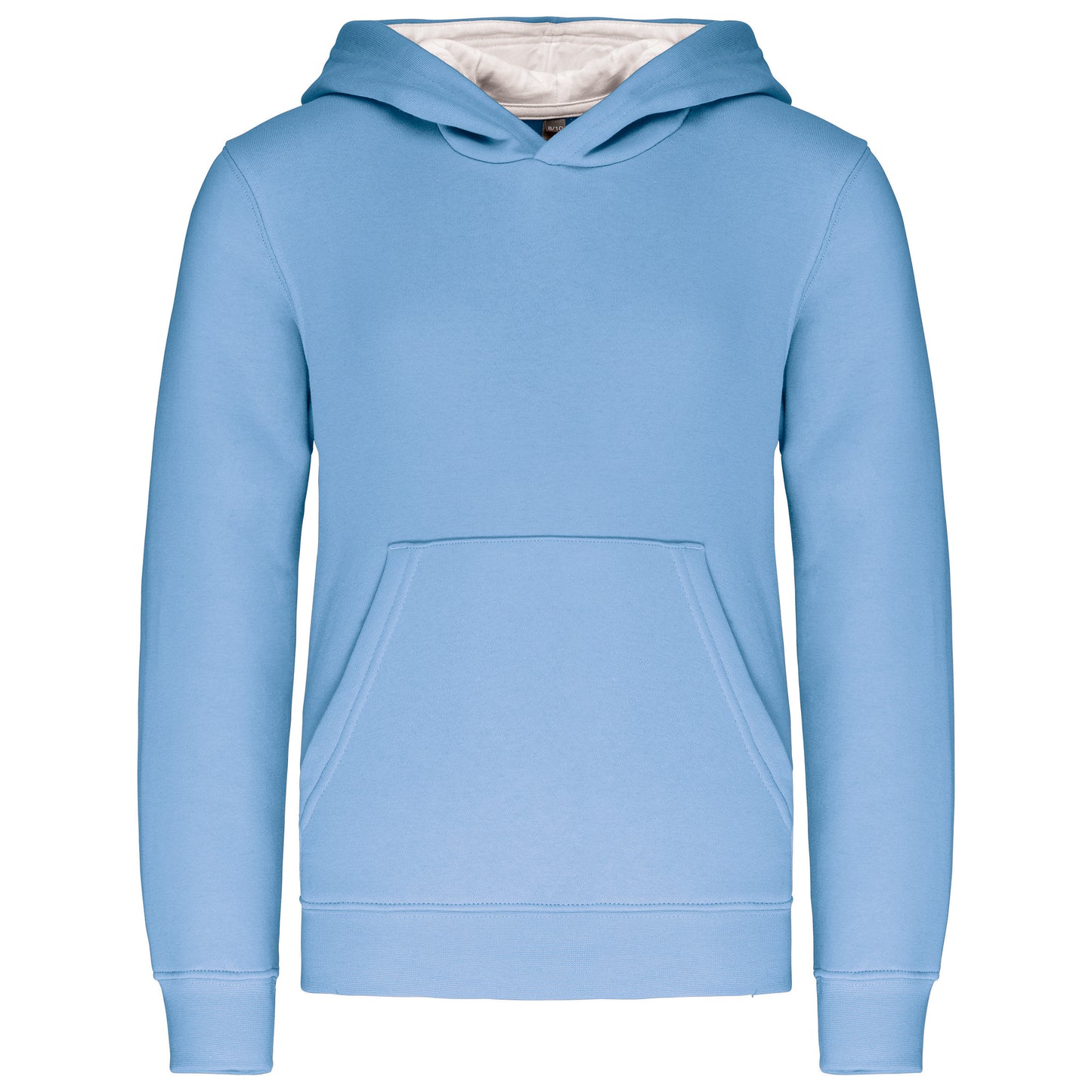 Kinder hooded sweater met gecontrasteerde capuchon