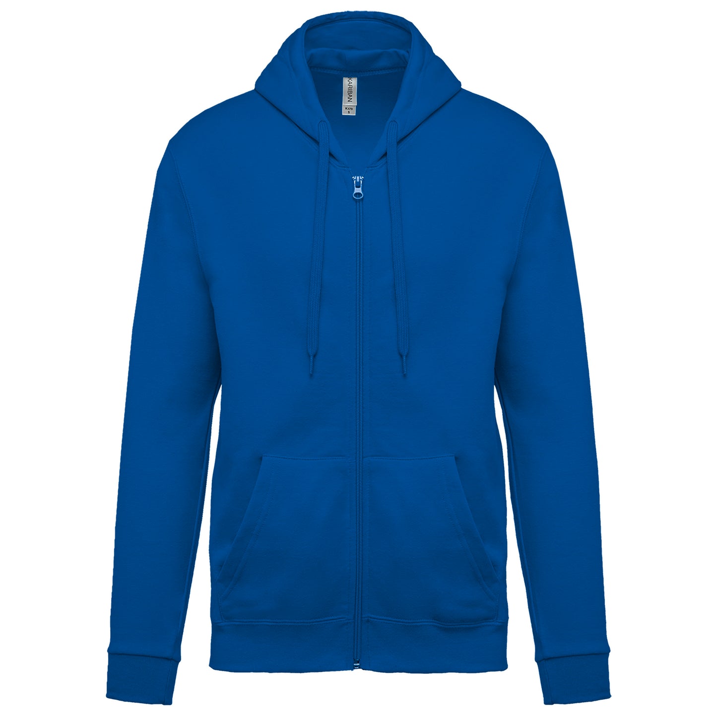 Sweater met rits en capuchon