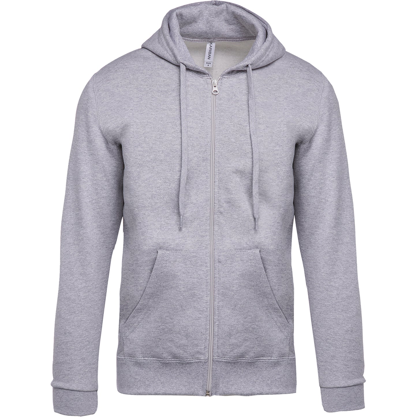 Sweater met rits en capuchon