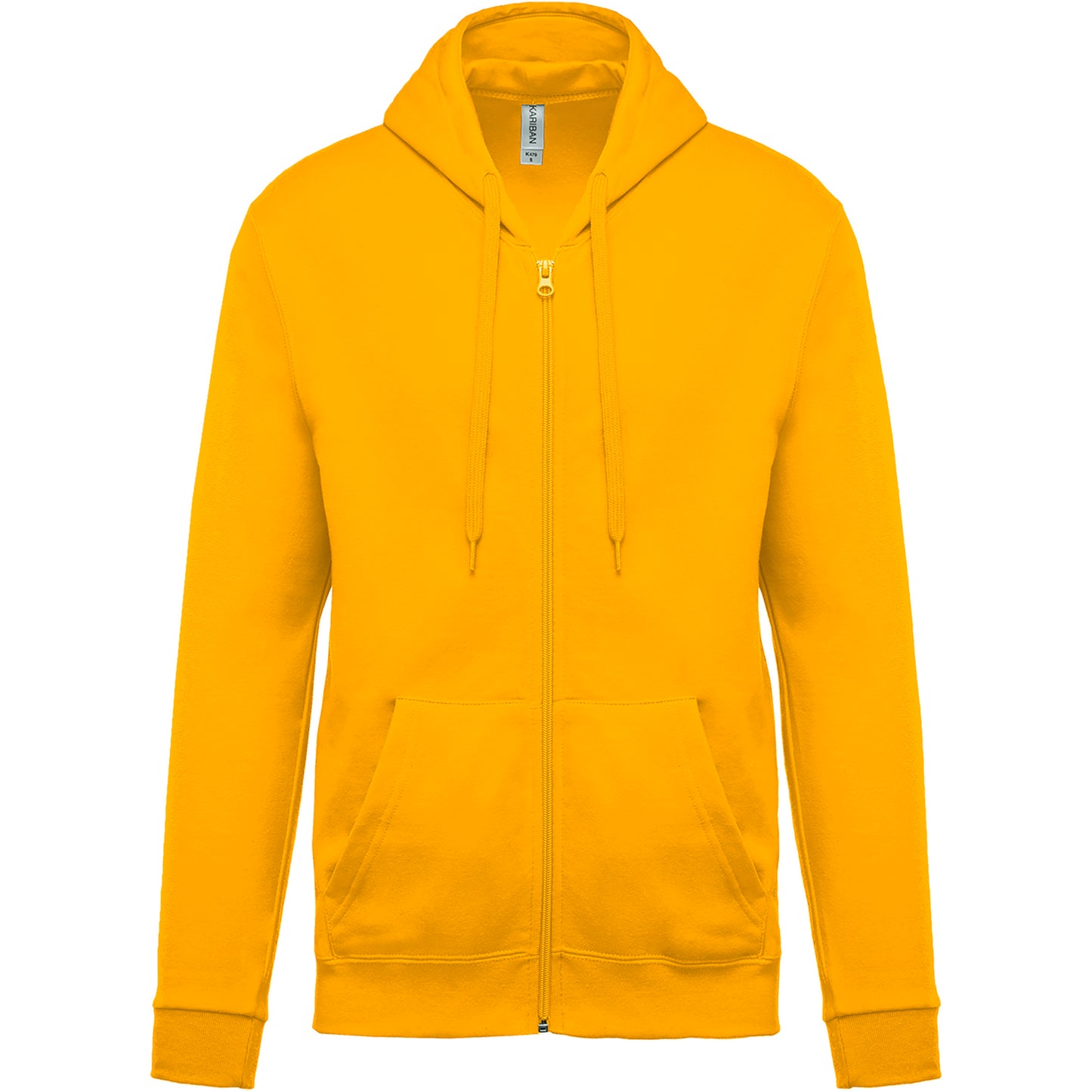 Sweater met rits en capuchon