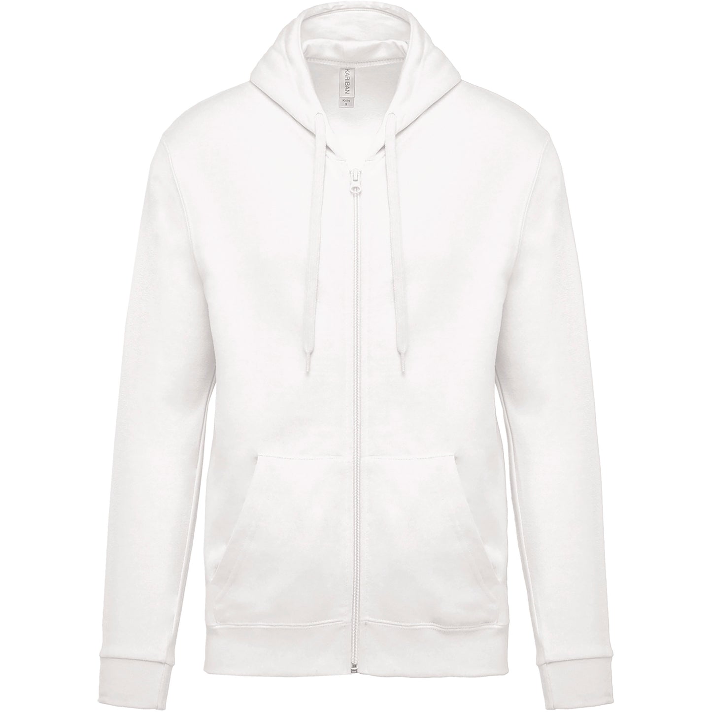 Sweater met rits en capuchon