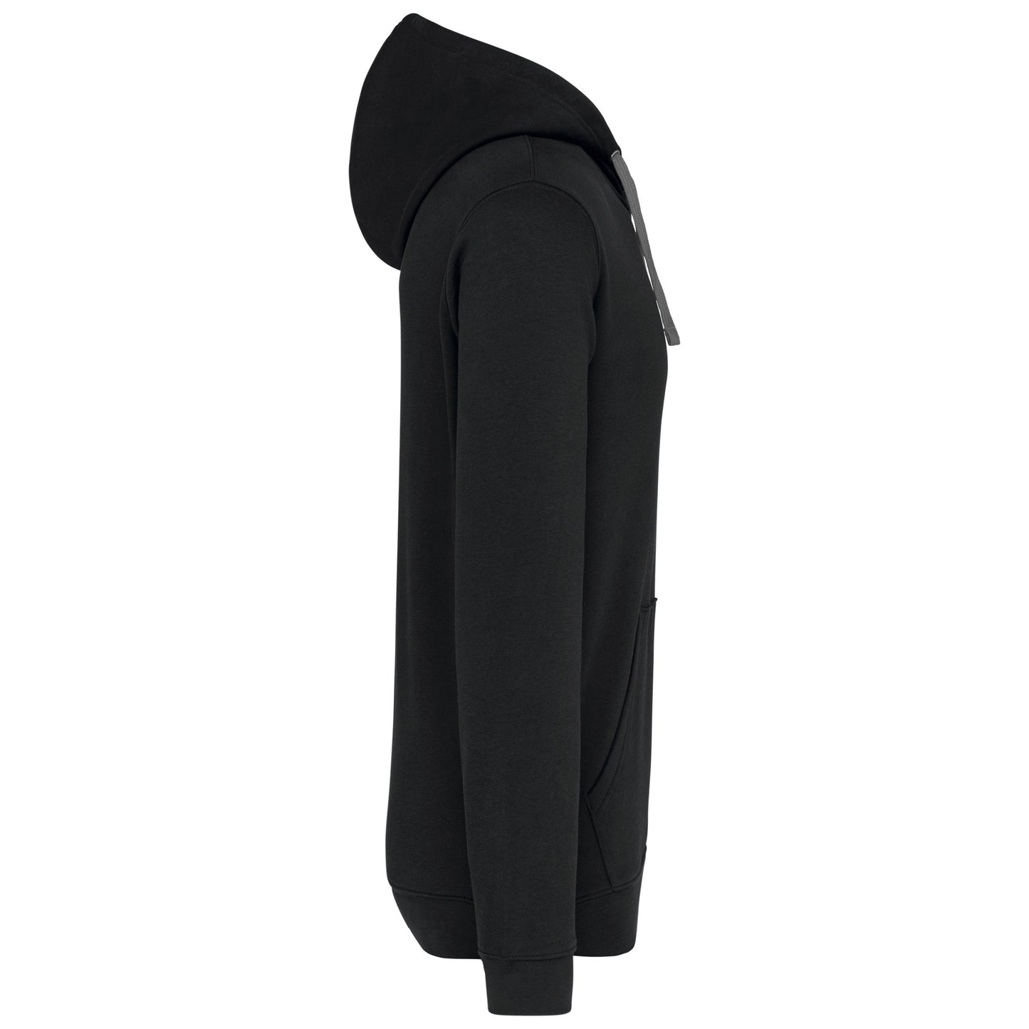 Hooded sweater met gecontrasteerde capuchon