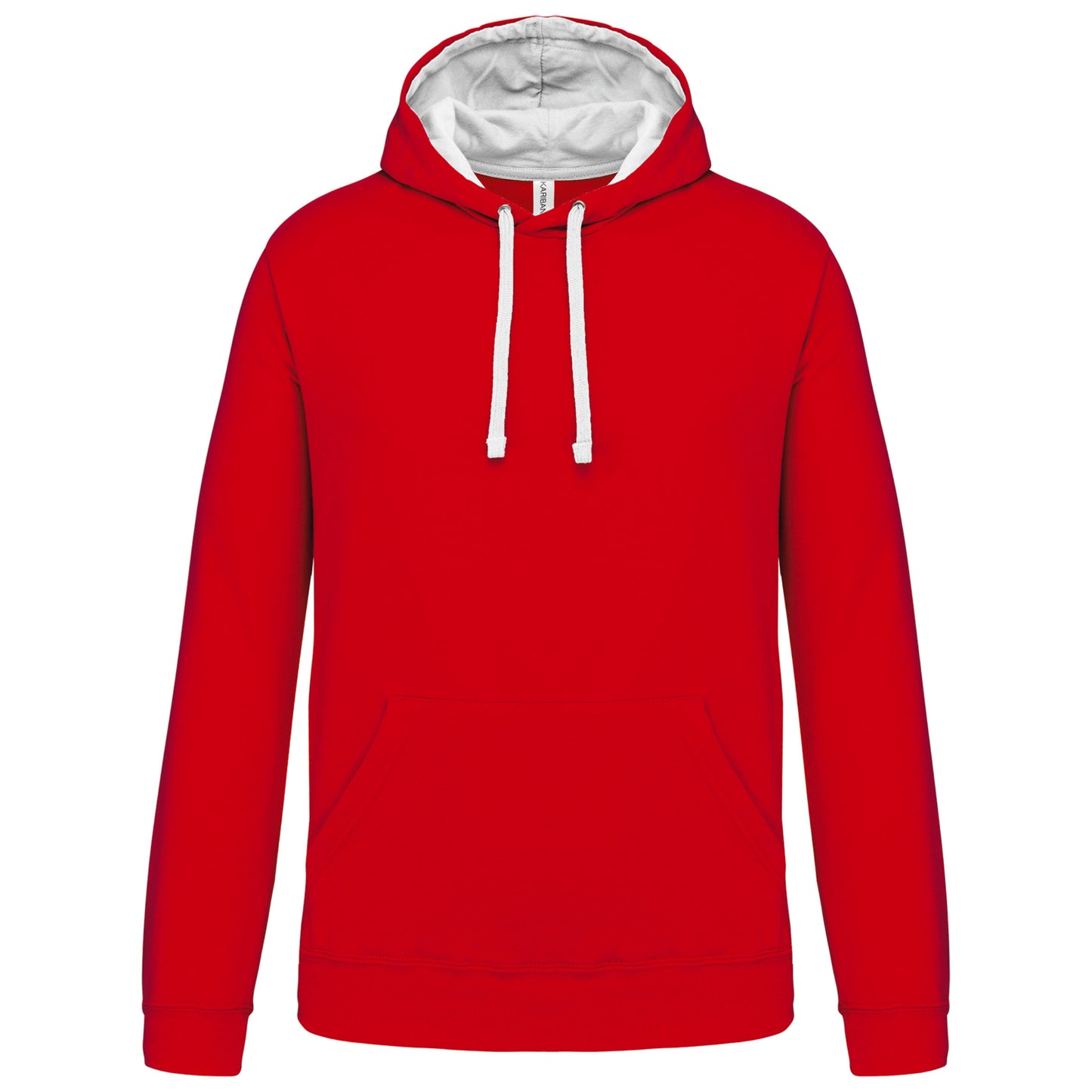 Hooded sweater met gecontrasteerde capuchon