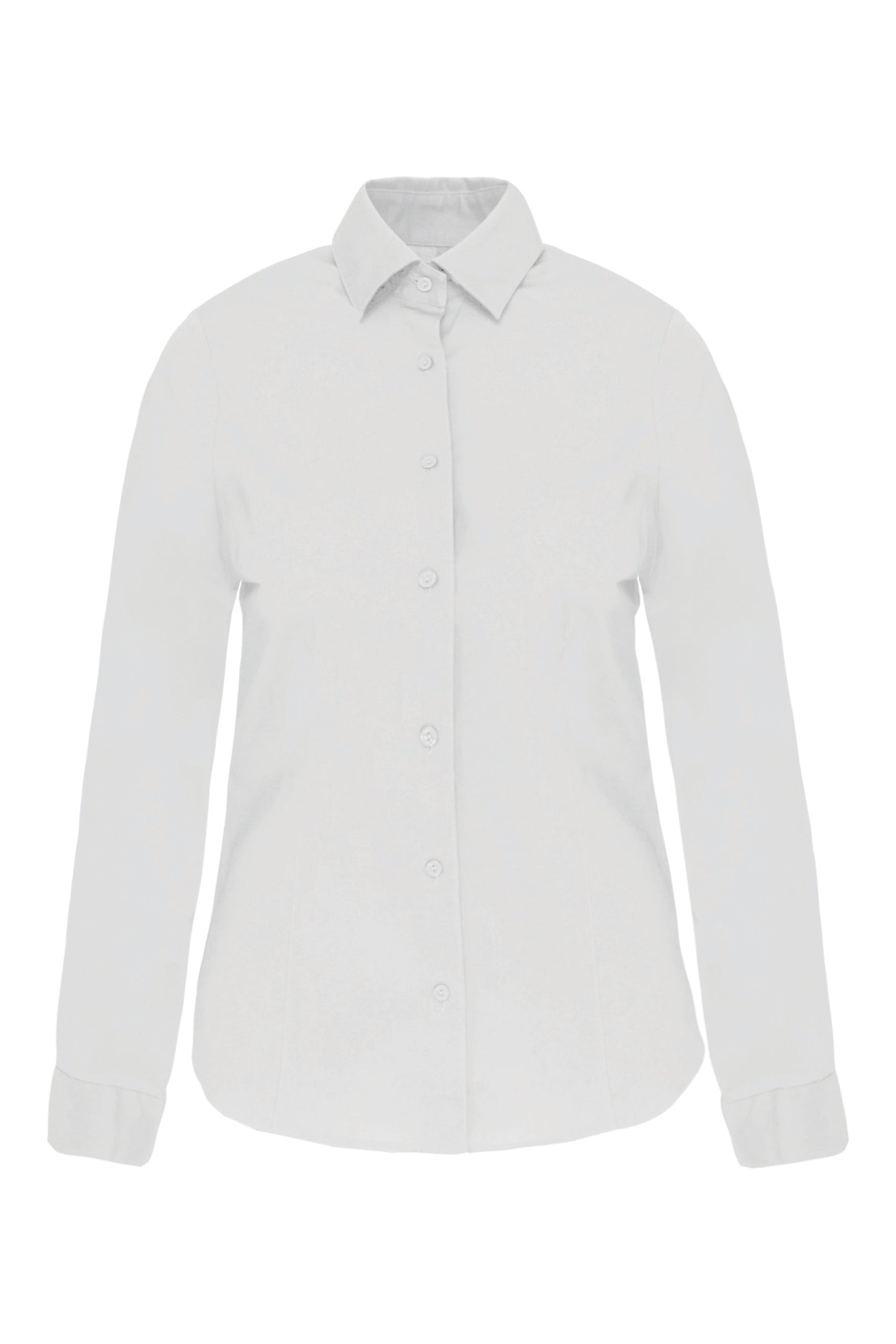 Dames stretch blouse lange mouwen
