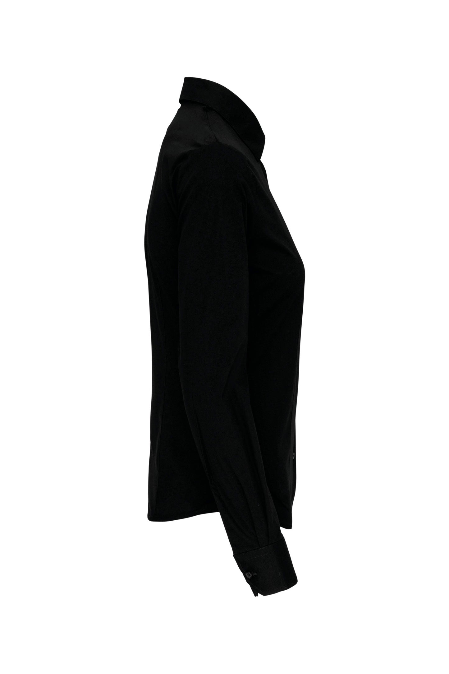 Dames stretch blouse lange mouwen