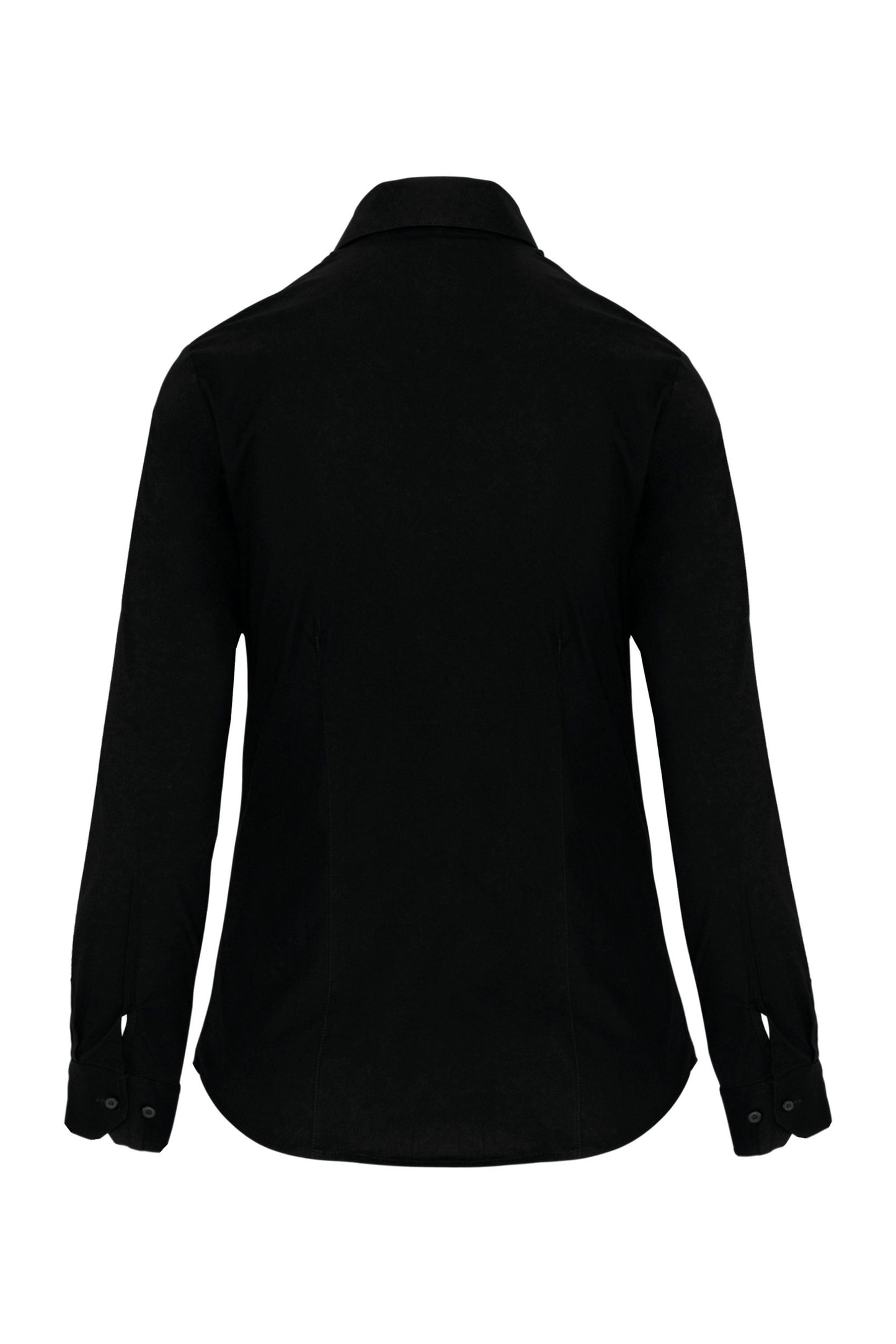Dames stretch blouse lange mouwen