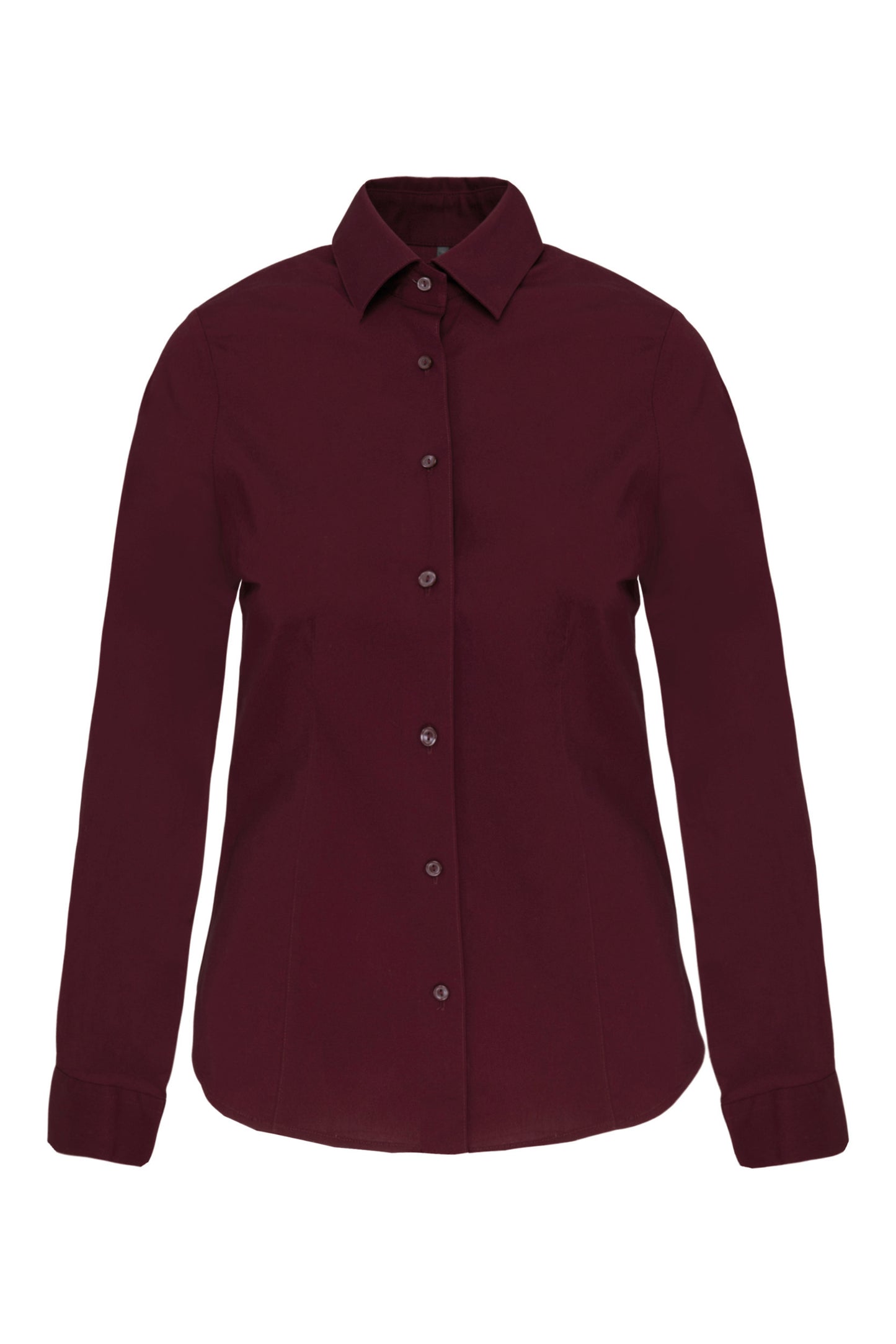 Dames stretch blouse lange mouwen