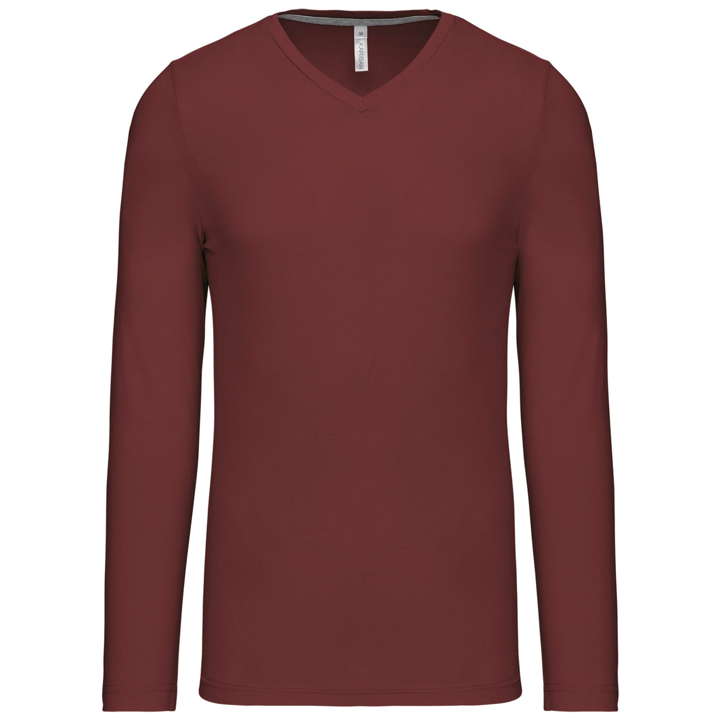 T-shirt V-hals lange mouwen