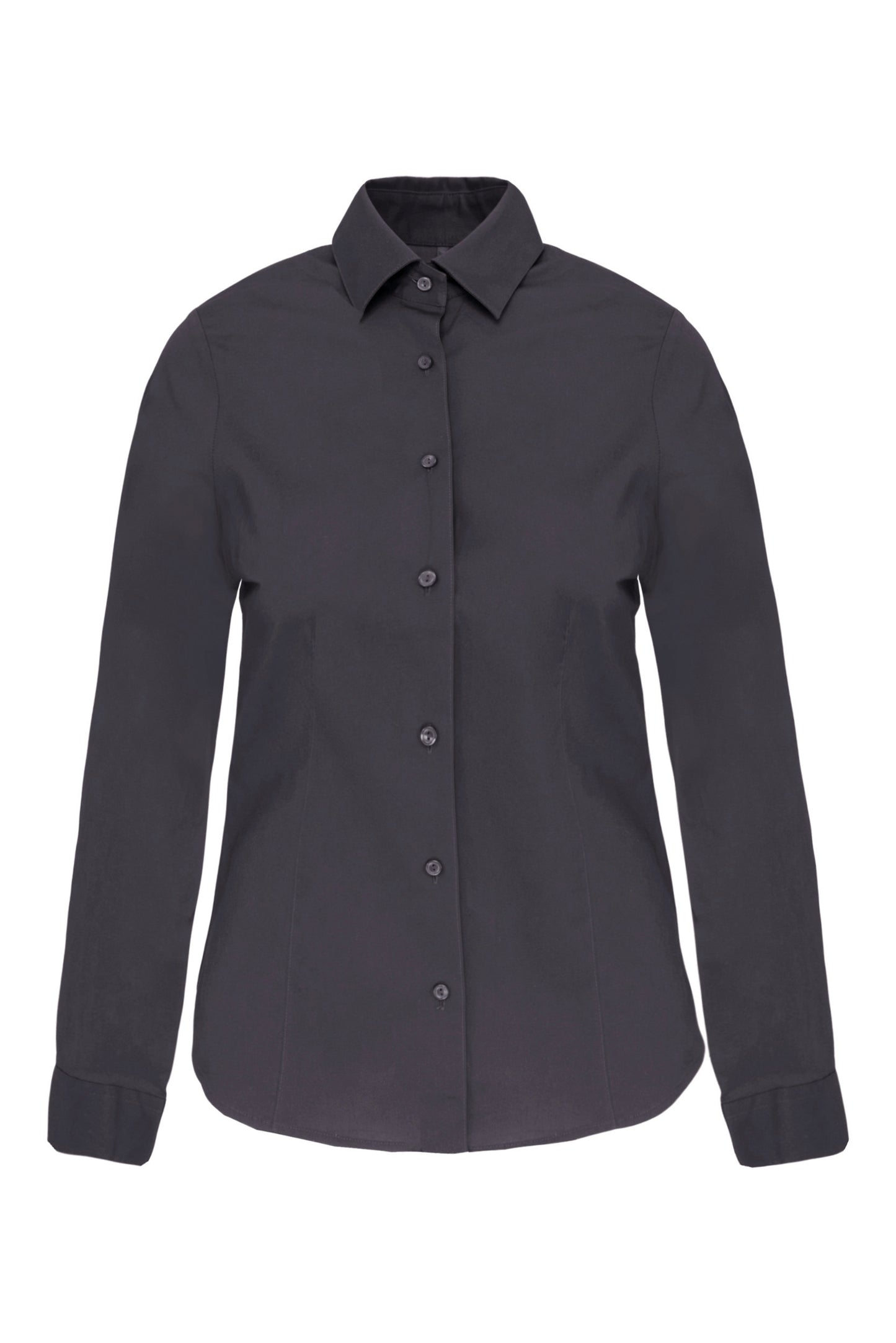Dames stretch blouse lange mouwen