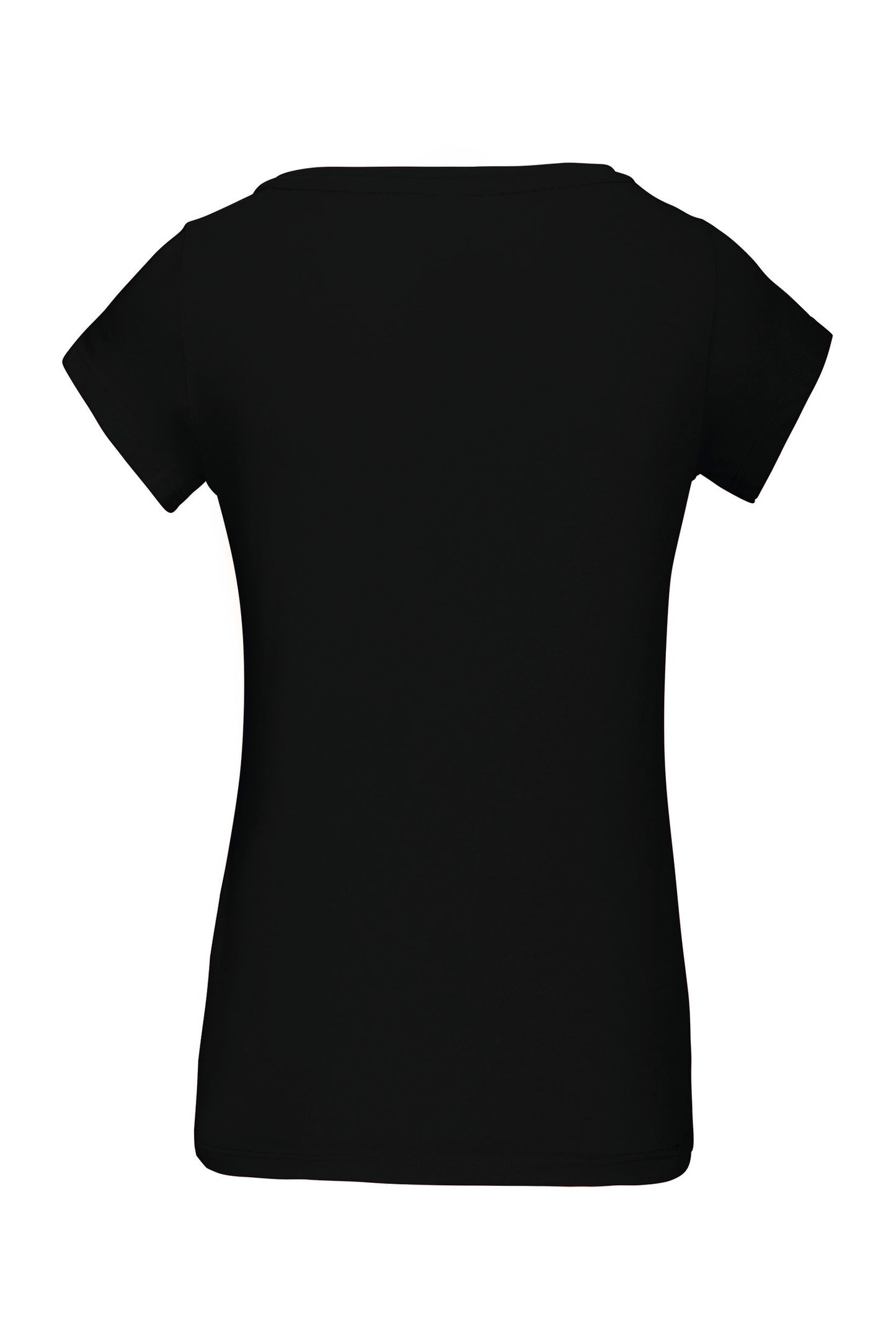 Dames-t-shirt korte mouwen met boothals