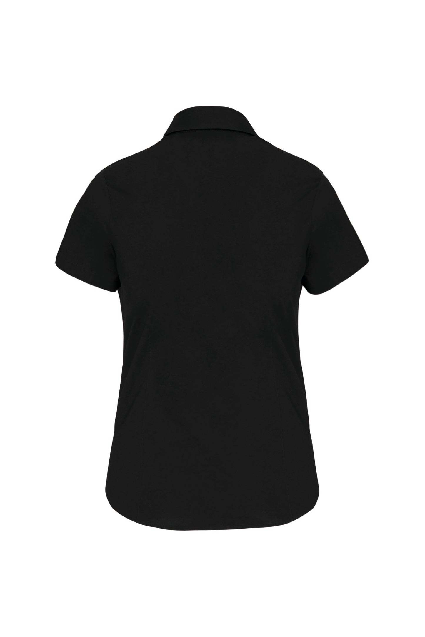Dames stretch blouse korte mouwen