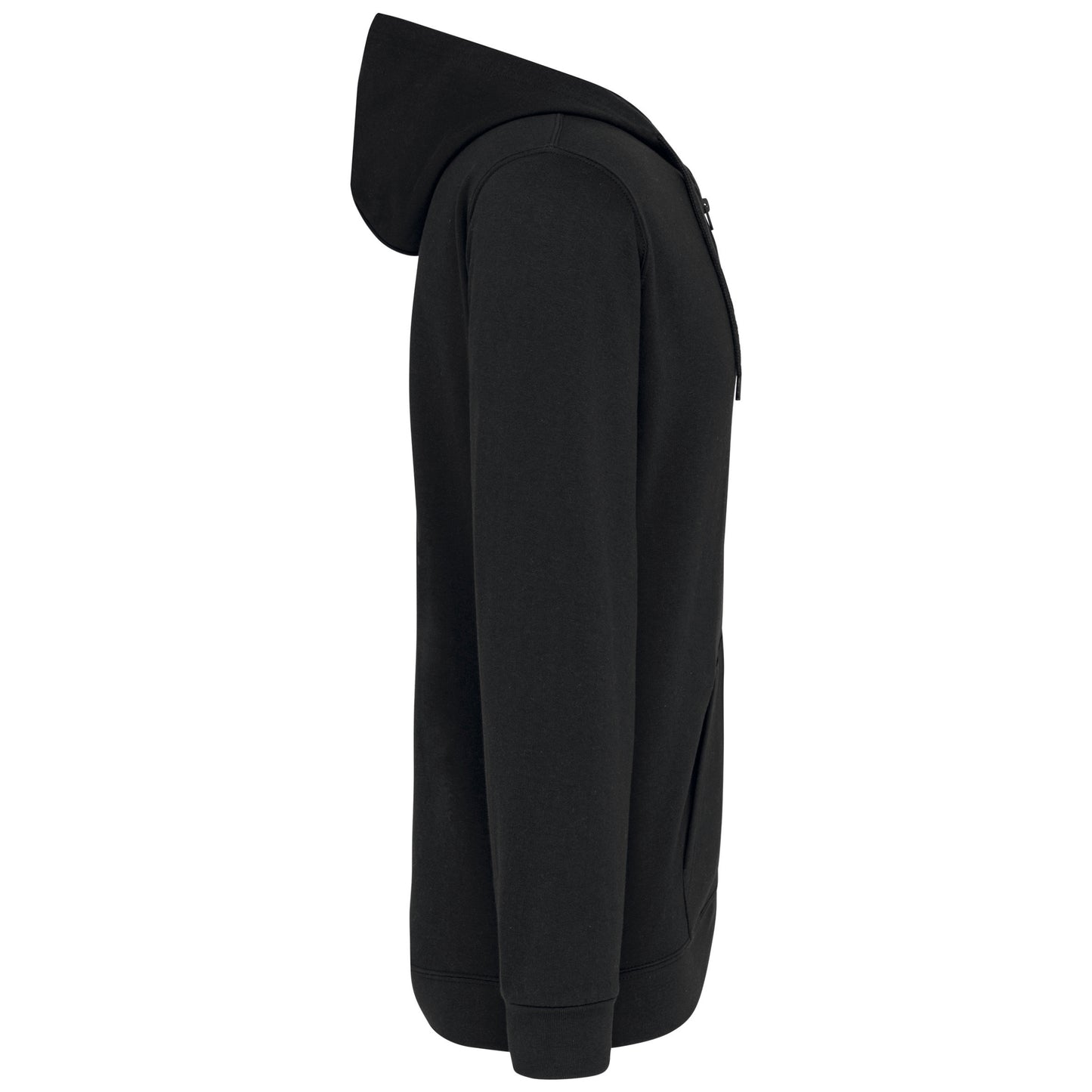 Sweater met rits en capuchon