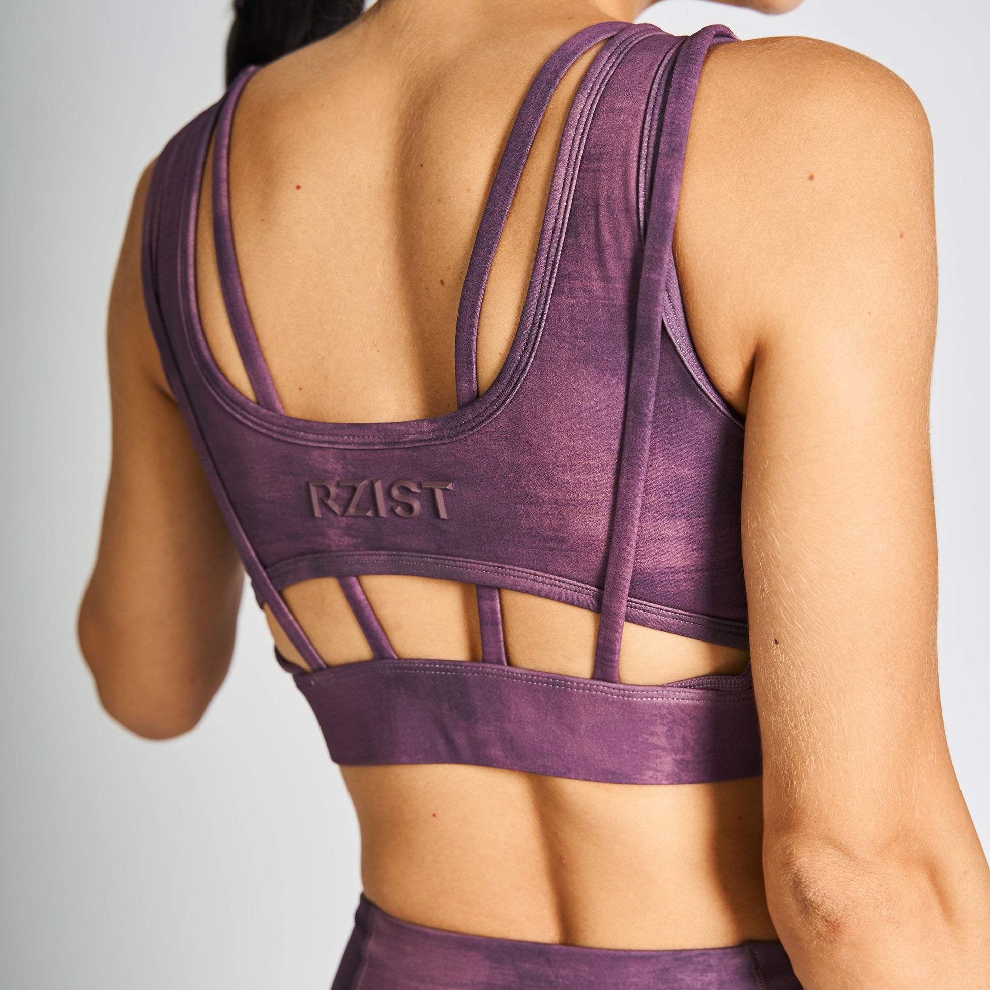Sports Bra For Women's Workout  RZIST Chocolate Bra - RZIST