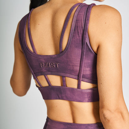 Sports Bra For Women's Workout  RZIST Chocolate Bra - RZIST