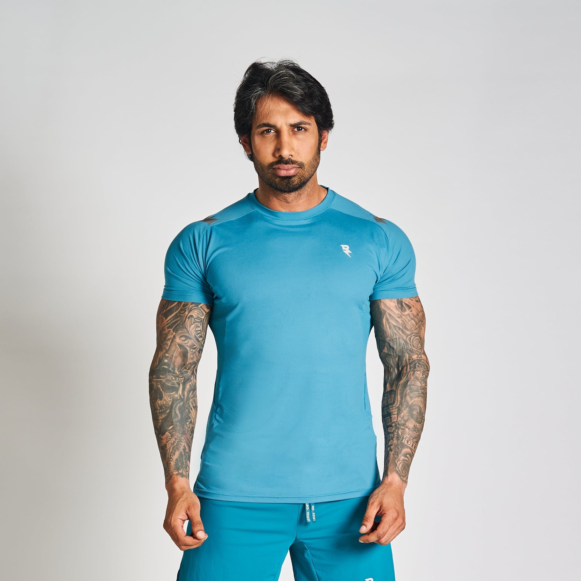 T-shirt For Men's Sports Wear RZIST Teal T-Shirt - RZIST