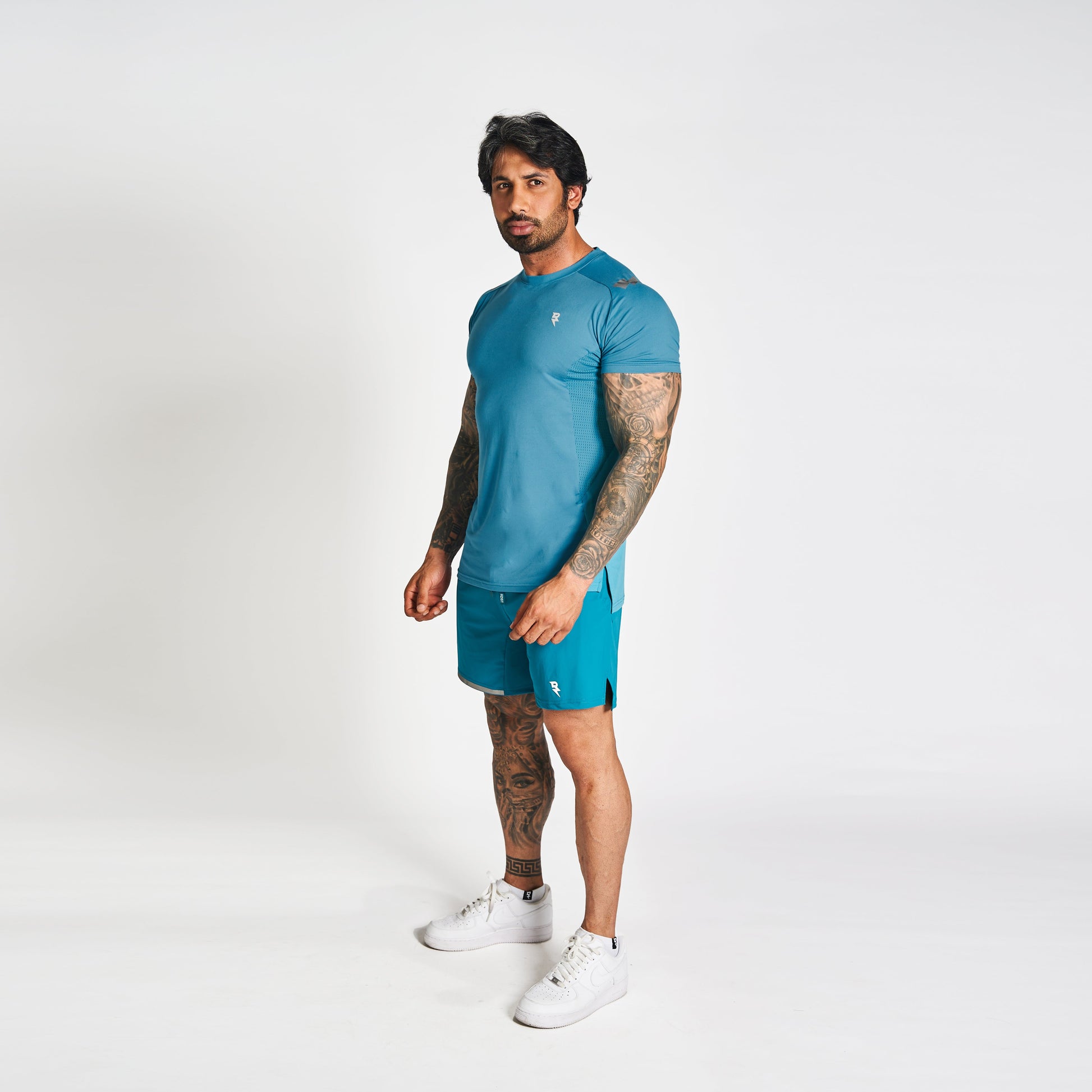 T-shirt For Men's Sports Wear RZIST Teal T-Shirt - RZIST