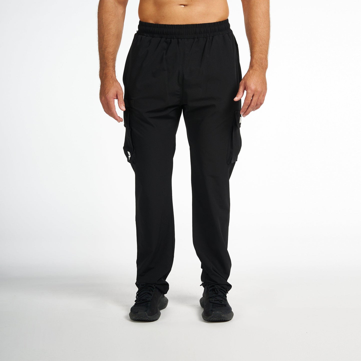 Cargo Pant For Men's Activewear RZIST Jet Black Cargo Pant - RZIST