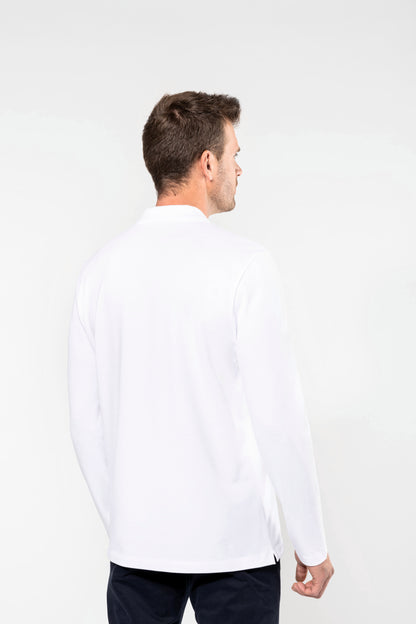 Herenpolo premium lange mouw PK202