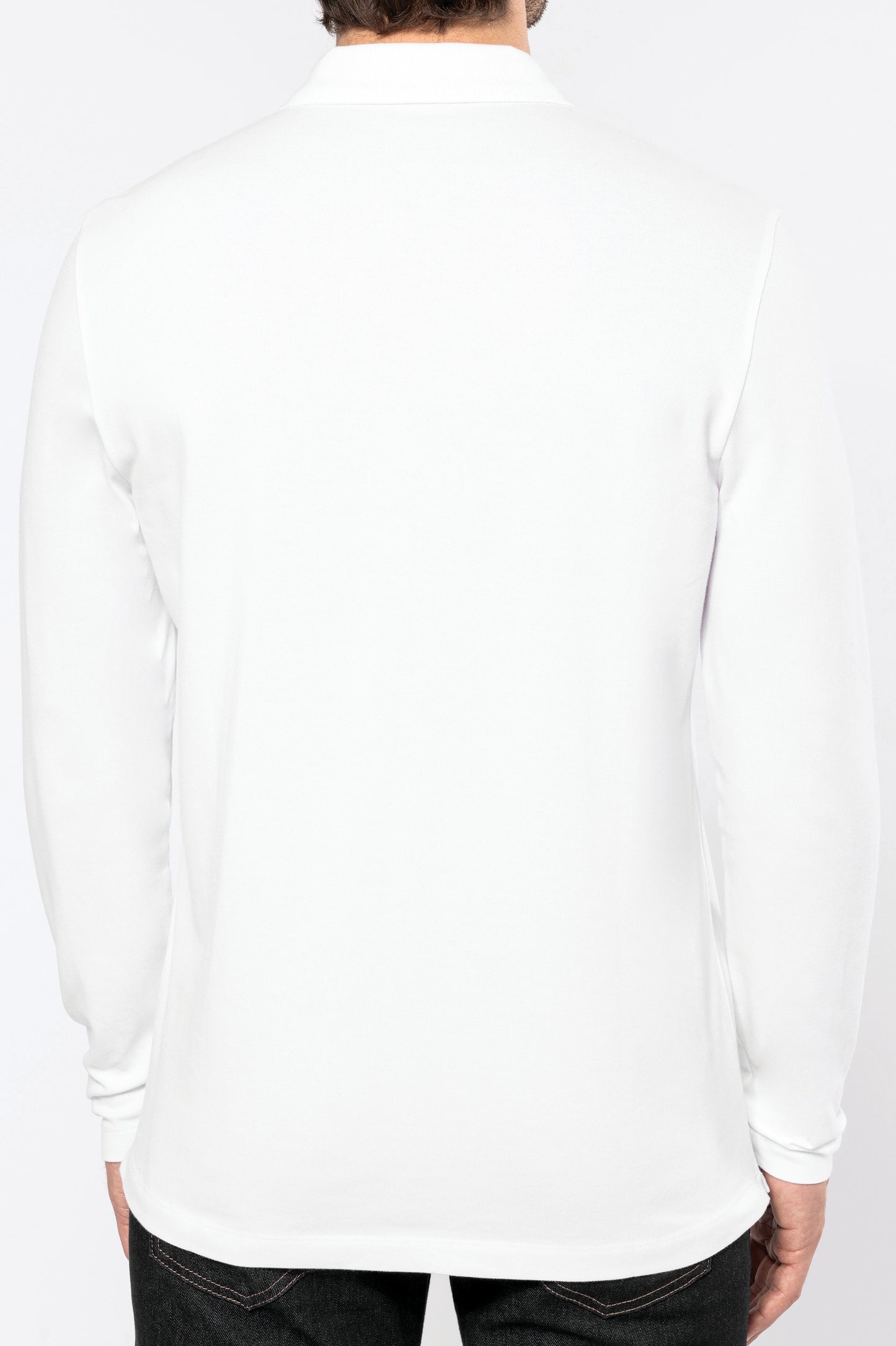 Herenpolo premium lange mouw PK202
