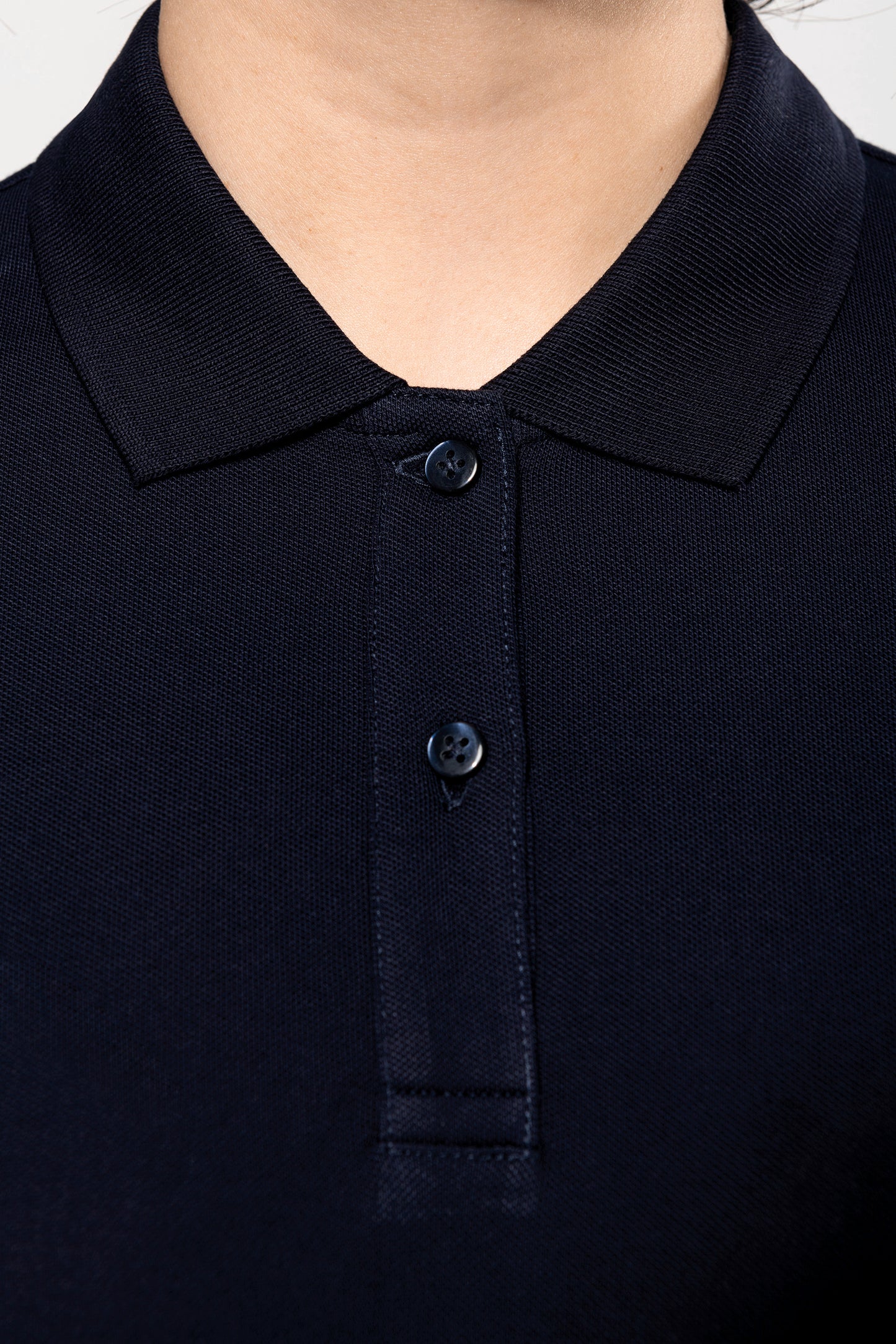 Damespolo lange mouwen premium PK203