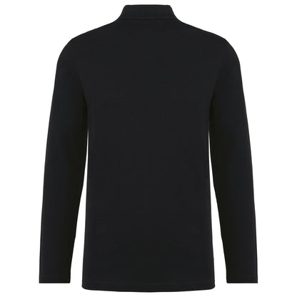 Herenpolo premium lange mouw PK202