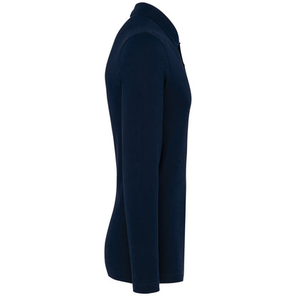Herenpolo premium lange mouw PK202