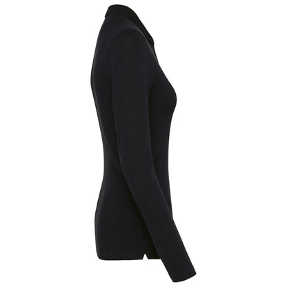 Damespolo lange mouwen premium PK203