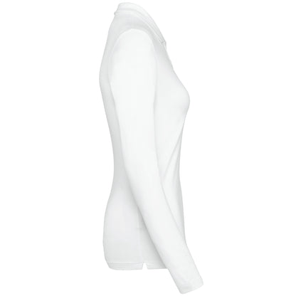 Damespolo lange mouwen premium PK203