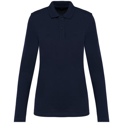Damespolo lange mouwen premium PK203