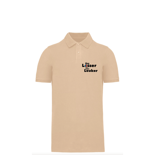 Polo met opdruk Hoe Losser Hoe Leuker