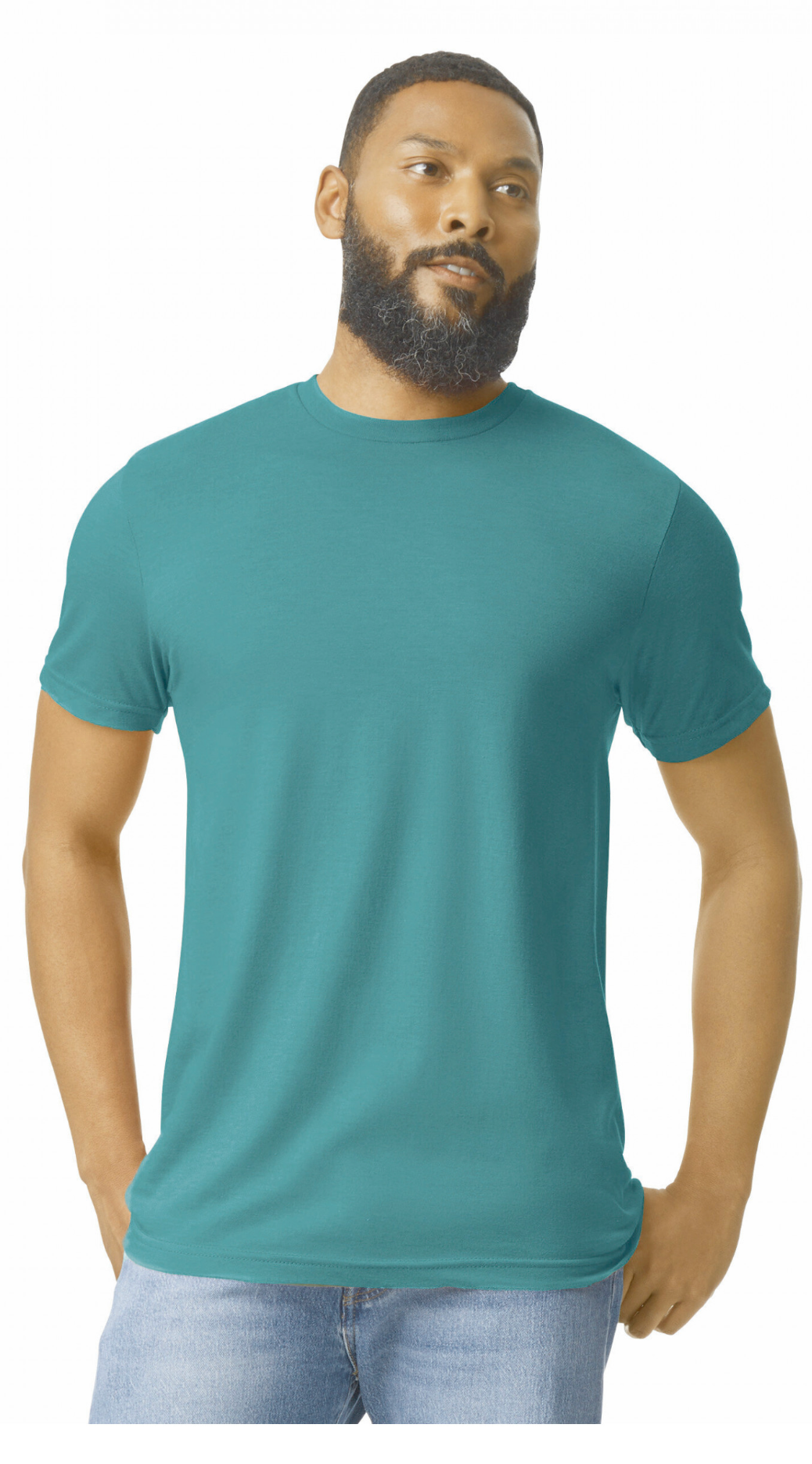 Heren-T-shirt softstyle CVC