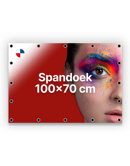 Spandoek rechthoekig ontwerpen