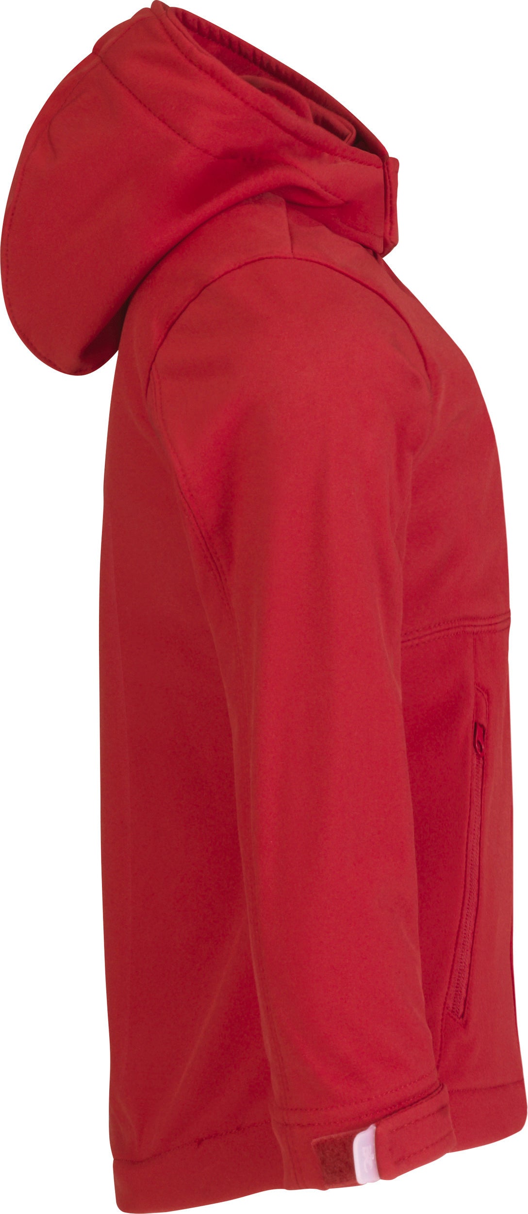 Kids' hooded softshell jacket