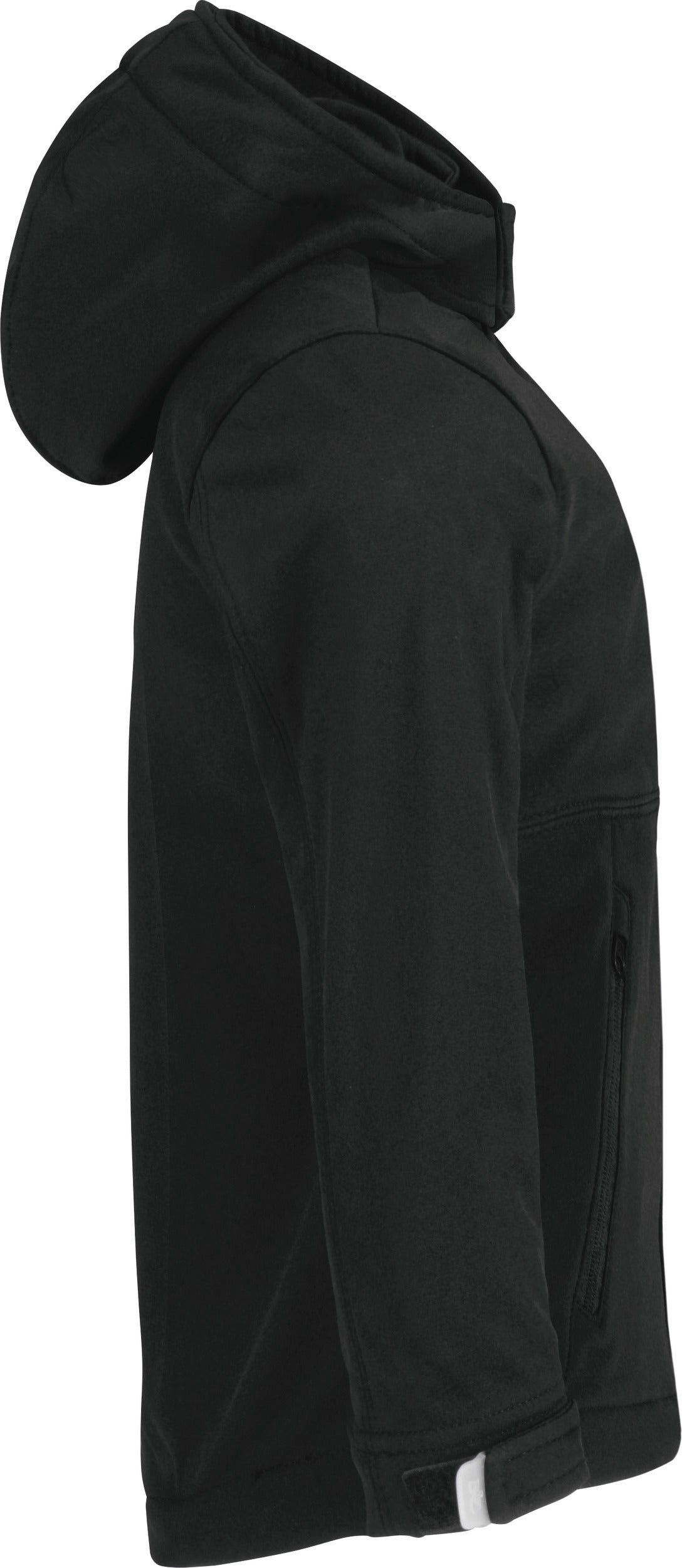 Kids' hooded softshell jacket