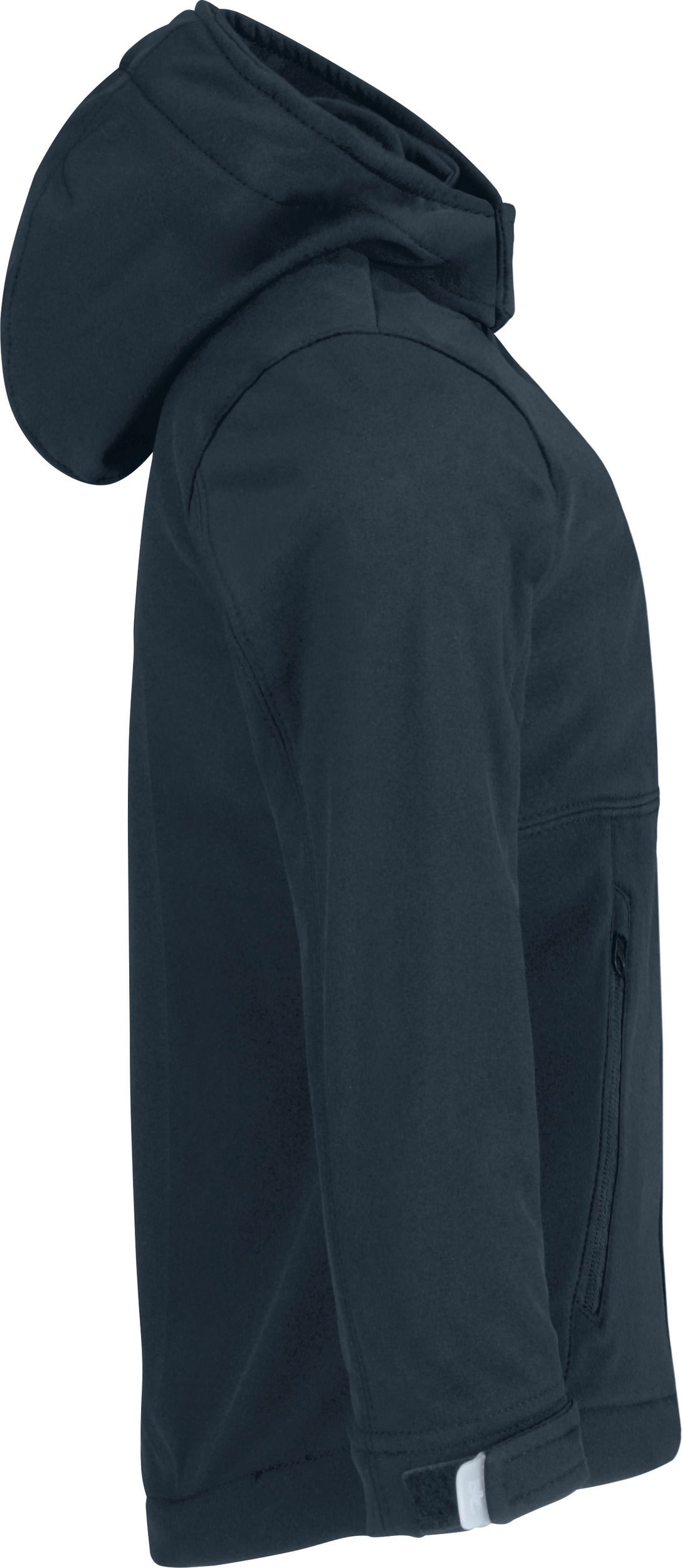 Kids' hooded softshell jacket