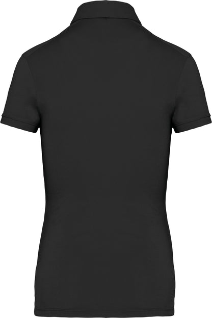 Damespolo korte mouwen van jersey