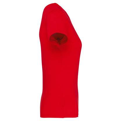 Dames t-shirt ronde hals korte mouwen