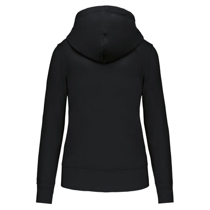 Ecologische damessweater met capuchon