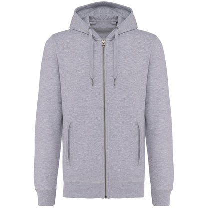 Ecologische uniseks sweater met capuchon en rits
