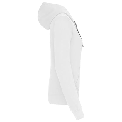 Damessweater met capuchon in contrasterende kleur