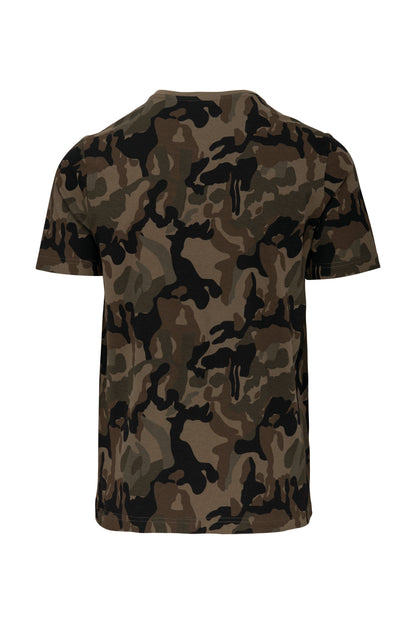 T-shirt camo korte mouwen