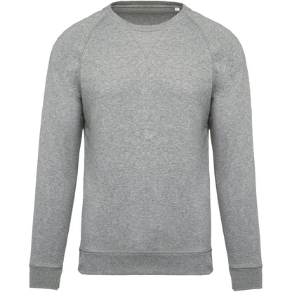 Herensweater BIO ronde hals raglanmouwen