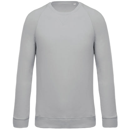 Herensweater BIO ronde hals raglanmouwen
