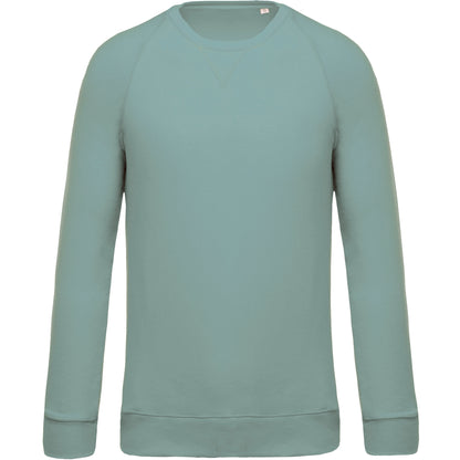 Herensweater BIO ronde hals raglanmouwen
