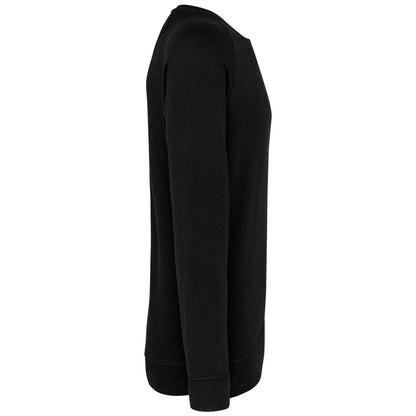 Herensweater BIO ronde hals raglanmouwen